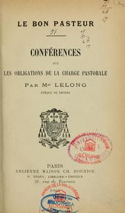 Conferences sur les obligations de la charge pastorale by Etienne Lelong