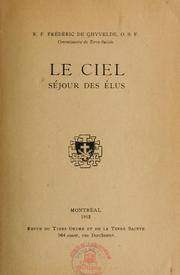Cover of: Le ciel, séjour des élus