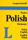 Cover of: Langenscheidt's pocket Polish dictionary