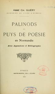 Palinods, ou, Puys de poésie en Normandie by Charles Arthur Guéry