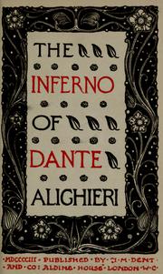 Cover of: The Inferno of Dante Alighieri