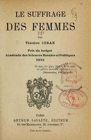 Le suffrage des femmes by Théodore Joran