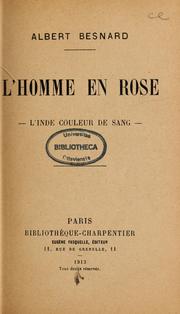 Cover of: L'homme en rose by Paul Albert Besnard