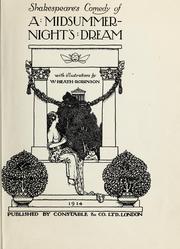 Cover of: Shakespeare's comedy of a midsummer night's dream by William Shakespeare