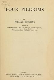 Cover of: Four pilgrims by William Boulting