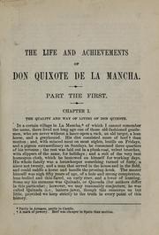 Cover of: The adventures of the ingenious gentleman Don Quixote de la Mancha by Miguel de Cervantes Saavedra