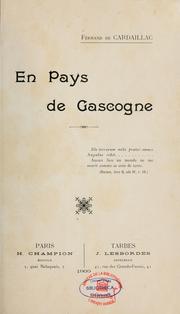 En pays de Gascogne by Fernand de Cardaillac