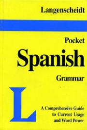 Cover of: Pocket Grammar Spanish | Langenscheidt Publishers