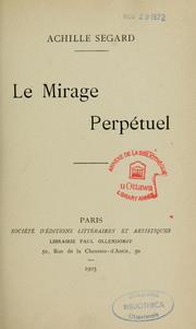 Le Mirage perpétuel by Achille Ségard