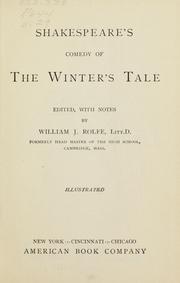 Cover of: Shakespeare's Comedy of The Winter's Tale by William Shakespeare