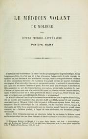 Le médecin volant de Molière by Jules Théodore Ernest Hamy