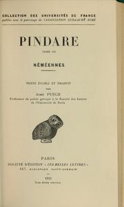 Cover of: Pindare by Pindar