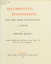 Illuminated manuscripts by Edward Quaile