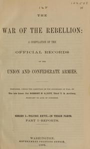 Cover of: The war of the rebellion | United States. War Dept.