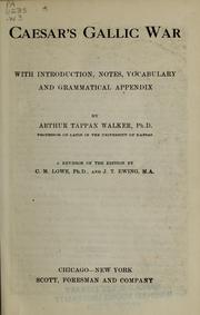 Cover of: Caesar's Gallic war by Gaius Julius Caesar