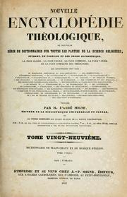 Cover of: Dictionnaire liturgique, historique et théorique de plain-chant by Joseph Louis d' Ortigue, Joseph Louis d' Ortigue