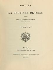 Cover of: Pouillés de la Province de Sens