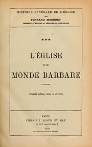 Cover of: Histoire générale de l'Église