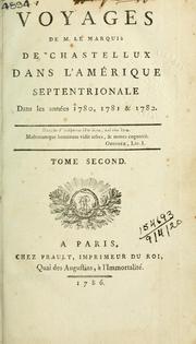 Cover of: Voyages dans l'Amérique Septentrionale: dans les années 1780, 1781 [et] 1782