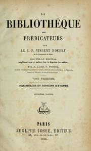 Cover of: La bibliothèque des prédicateurs