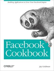 Cover of: Facebook Cookbook by Jay Goldman