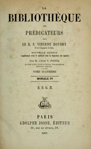 Cover of: La bibliothèque des prédicateurs