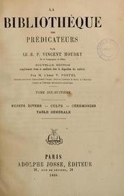 Cover of: La bibliothèque des prédicateurs
