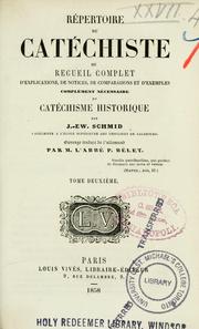 Répertoire du catéchiste by Johann Evangelist Scmid