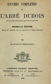 Cover of: Oeuvres complètes by H. Dubois