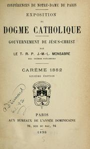 Cover of: Conférences de Notre-Dame de Paris by Jacques Marie Louis Monsabré