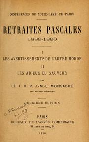 Cover of: Retraites pascales