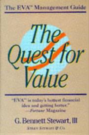 The quest for value by G. Bennett Stewart