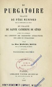 Cover of: Le purgatoire