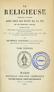 Cover of: La religieuse by F. Agricola, F. Agricola