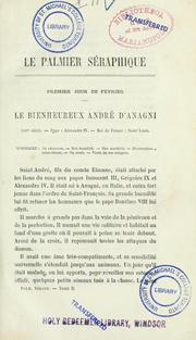 Cover of: Le palmier séraphique: ou, Vie des saints et des hommes et femmes illustres des ordres de Saint François