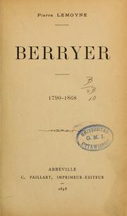 Berryer, 1790-1868 by Pierre Lemoyne