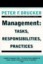 Management by Peter F. Drucker