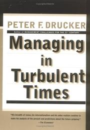 Managing in Turbulent Times