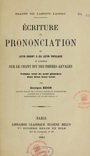 Traité de langue latine by Georges Edon
