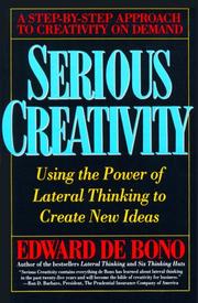 Cover of: Serious Creativity by Edward de Bono