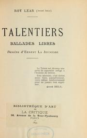 Cover of: Talentiers by André Ibels