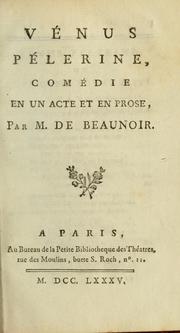 Cover of: Vénus pélerine: comédie en un acte et en prose