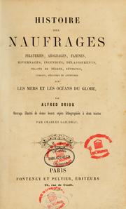 Histoire des naufrages by Alfred Driou