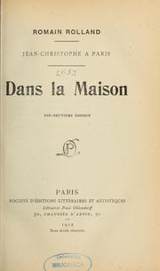 Cover of: Jean-Christophe à Paris. -- by Romain Rolland