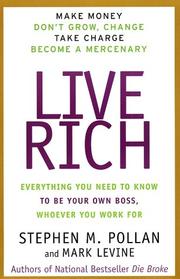 Cover of: Live Rich by Stephen M. Pollan, Mark Levine