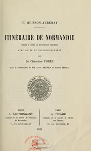 Cover of: Itinéraire de Normandie