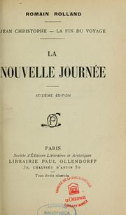 Cover of: Jean-Christophe--La fin du voyage by Romain Rolland