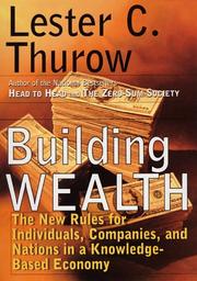 Cover of: Building wealth | Lester C. Thurow