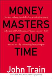 Cover of: Money Masters of Our Time