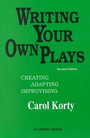 Cover of: Writing your own plays